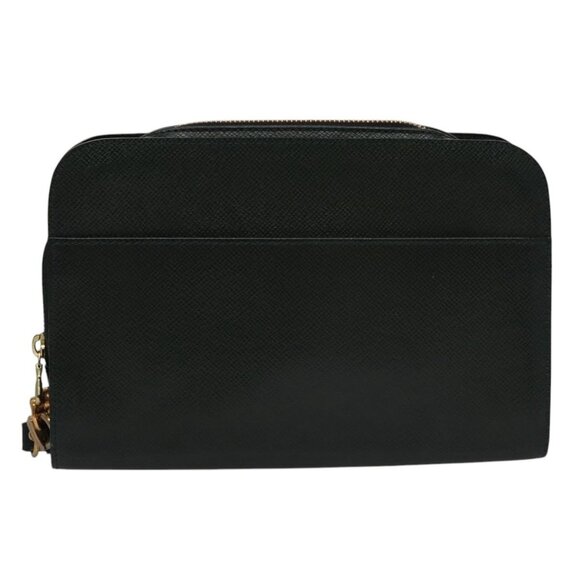 LOUIS VUITTON Taiga Baikal Clutch Bag Epicea - Picture 8 of 16